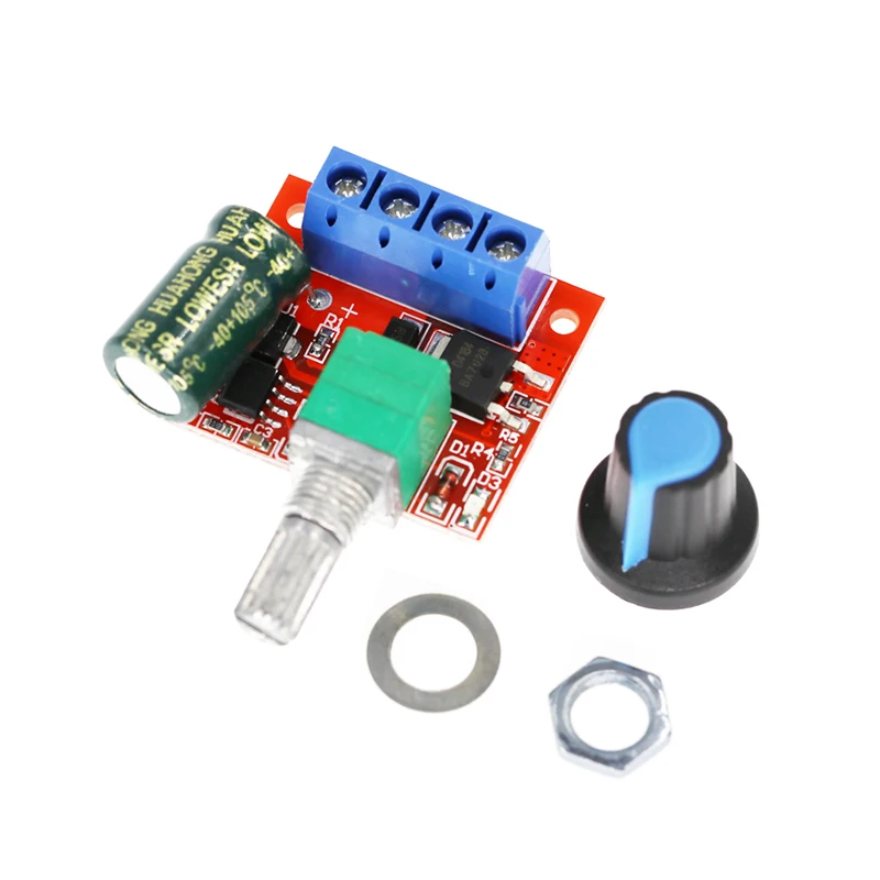 PWM Motor Speed Controller Module DC Governor 5v-35v Adjustable Speed Regulator Control Governor Switch Function Led Dimmer