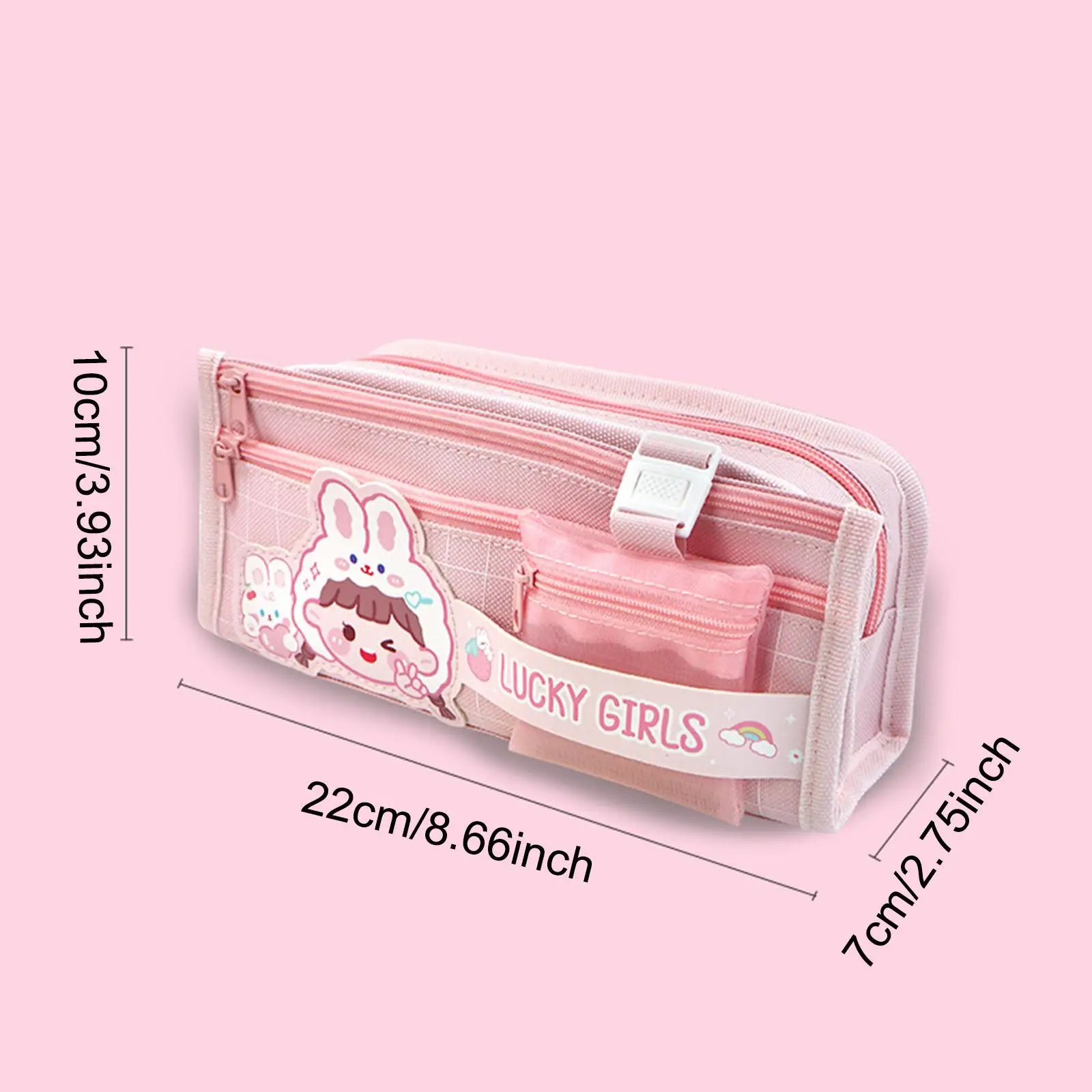 Capybara Federmäppchen, Stifttasche, Schreibwaren-Organizer, Stifthalter, Reißverschlusstasche, Bleistift