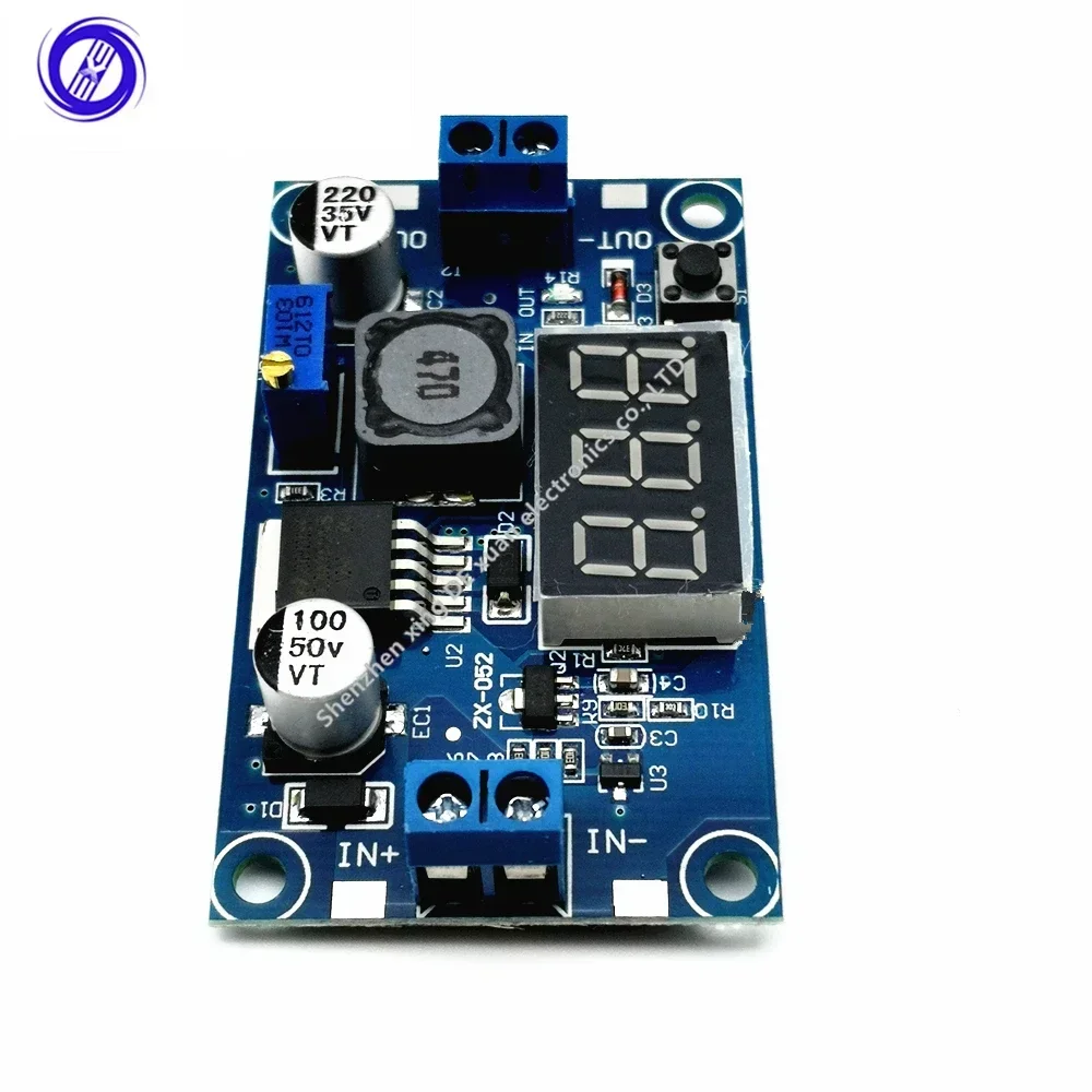 LM2596 DC DC Step Down Buck Converter Voltage Regulator Power Supply LED Display Voltmeter 4.0~40 to 1.3-37V Adapter Adjustable