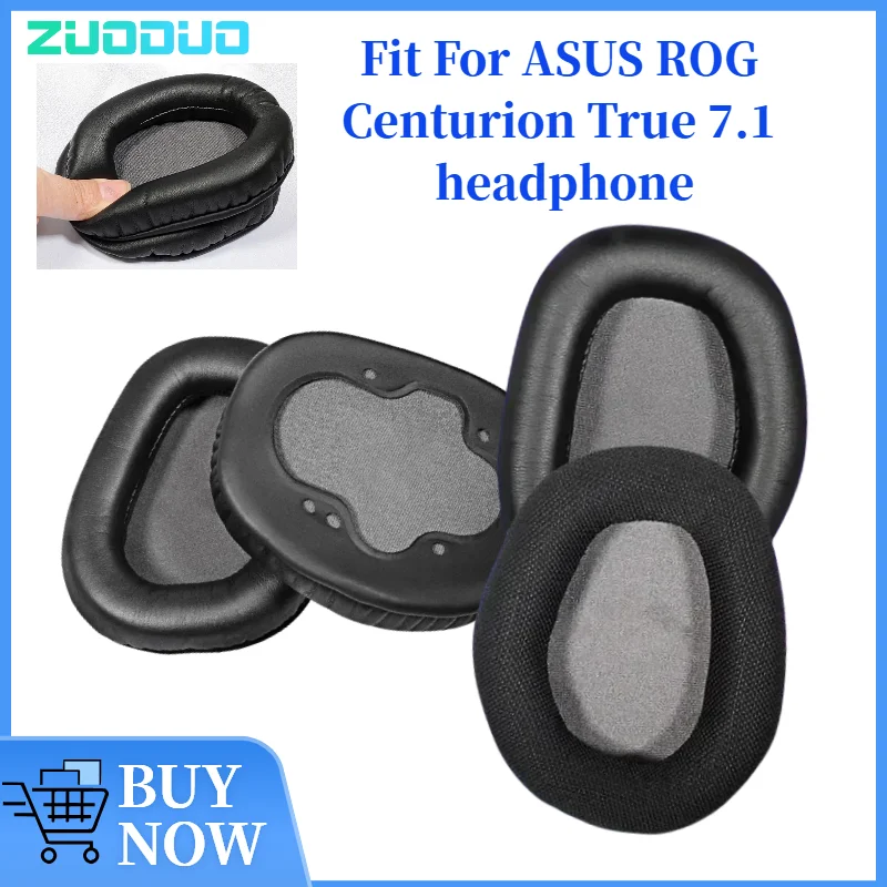 

ZUODUO Replacement Ear pads Fits for ASUS ROG Centurion True 7.1 Headphones Ear Cushions Earpads headset