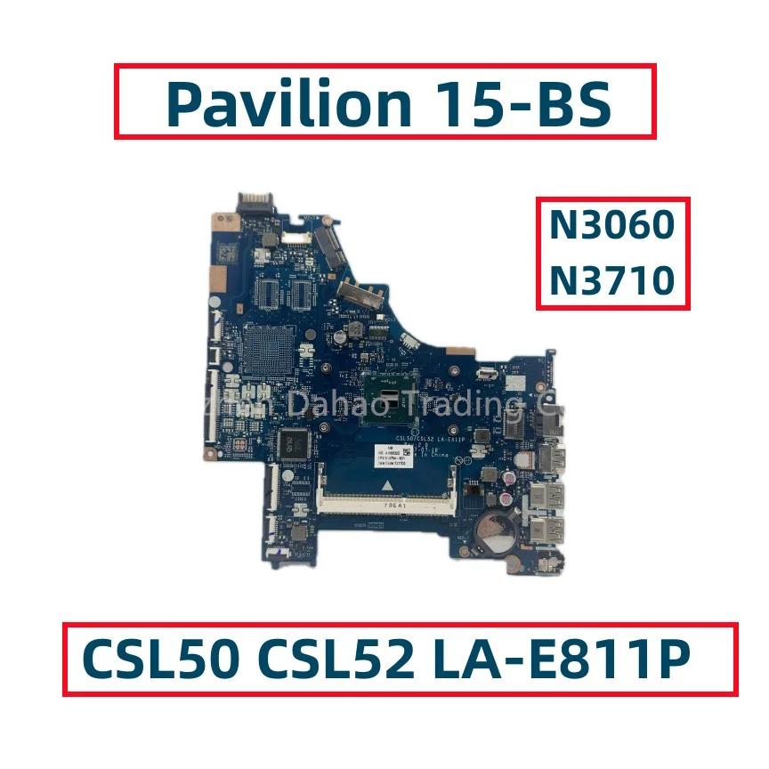 placa mae portatil para hp pavilion csl50 csl52 la e811p n3060 n3710 cpu 924753001 924754601 ddr3 01