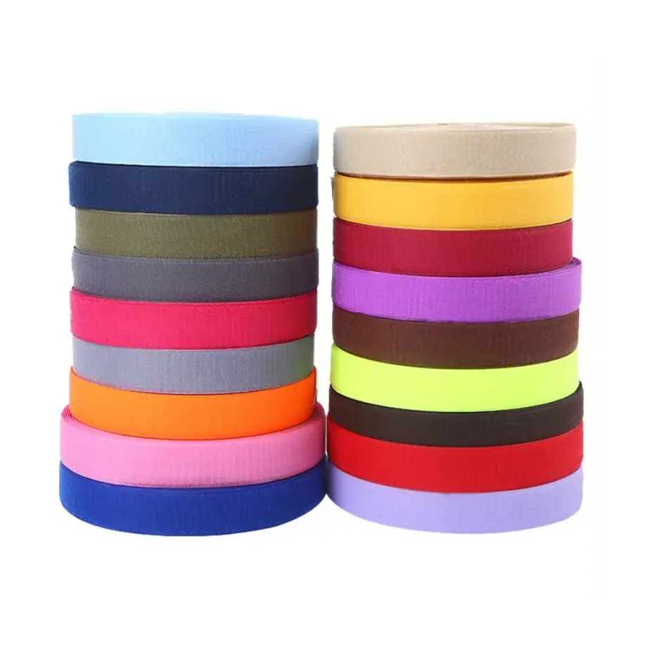 

50MM Colorful Fastener Tape Nylon Hook Loop No Adhesive Buckle Magic Cable Ties DIY Handcraft Sewing Accessories