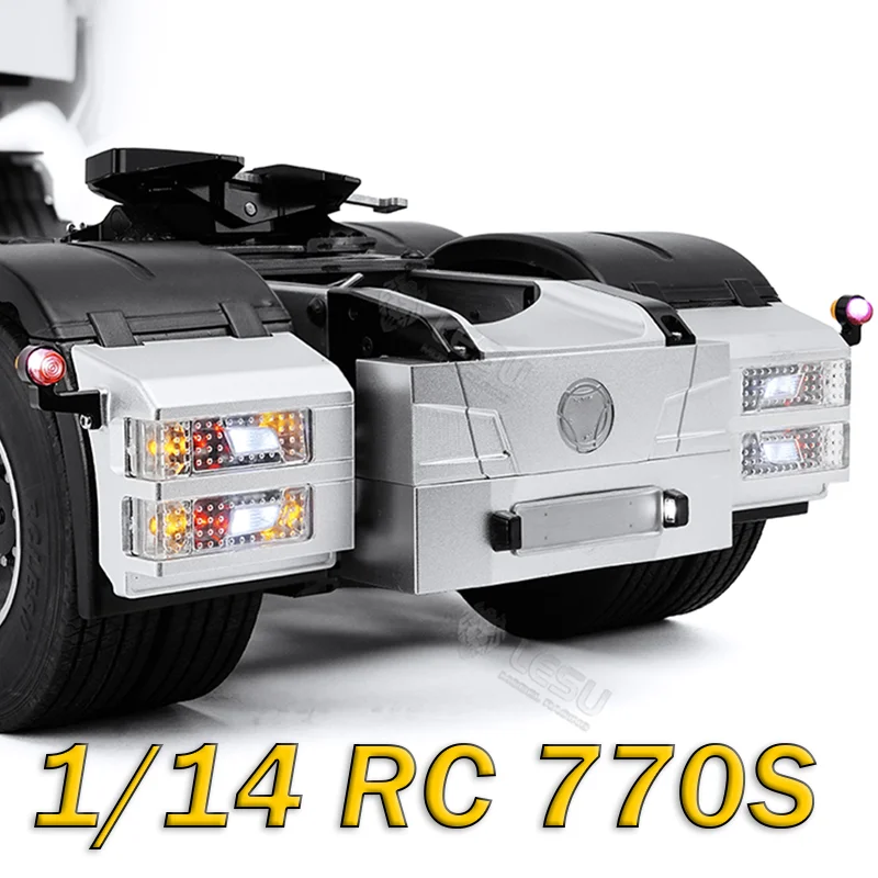 

1/14 RC Truck LESU Simulation Metal LED Taillight Accessories for Tamiya SCANIA 770S 56368 R620 R470 Car