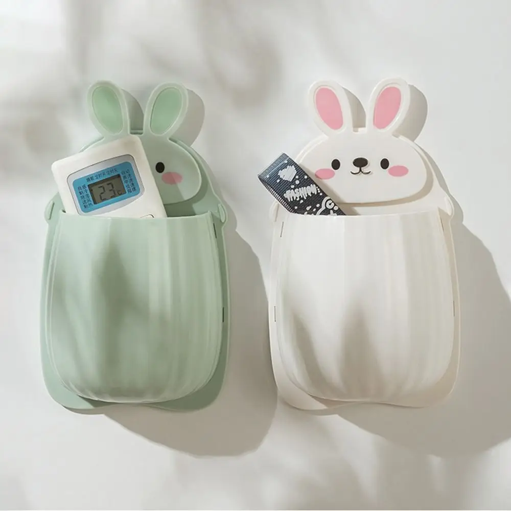 

Creative Rabbit Shelf Wall Mounted Non Perforated Washroom Bedroom Makeup Table Storage Box