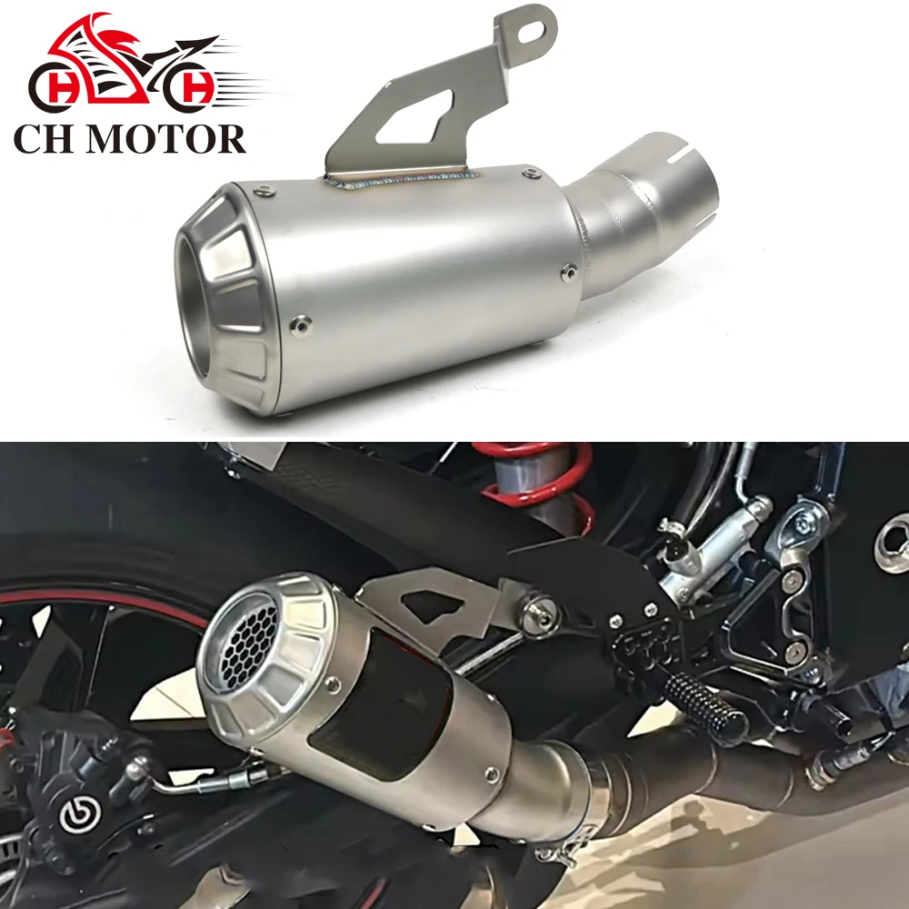Motorcycle Muffler Exhaust System Escapes Para Motos Motorcross Tip Escape Moto Raci For S1000RR 2019-2023 S1000R 2021-2023