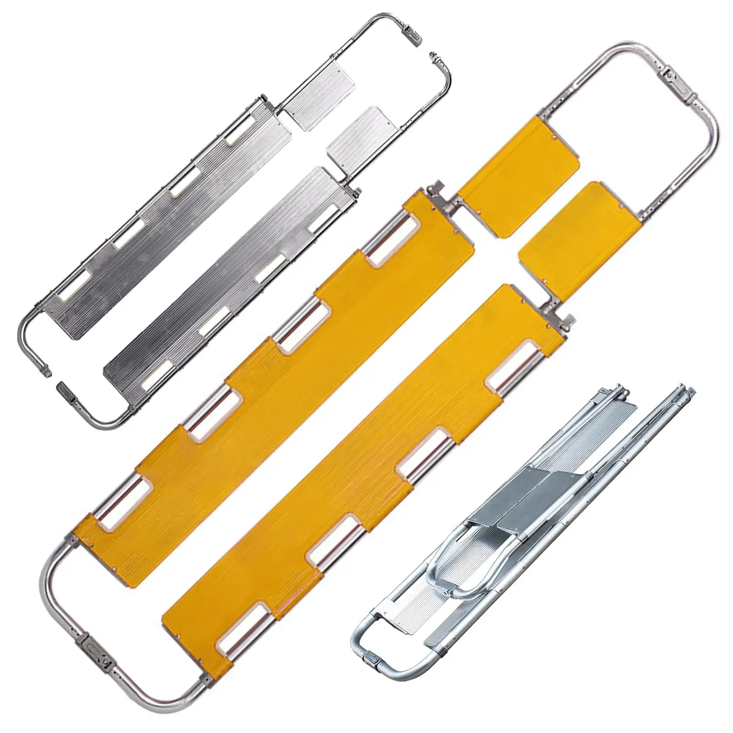 Hot Sale  Scoop Stretcher Medical Emergency Hospital First Aid Light Weight Rescue Stretcher Rigid Structure Ambulance