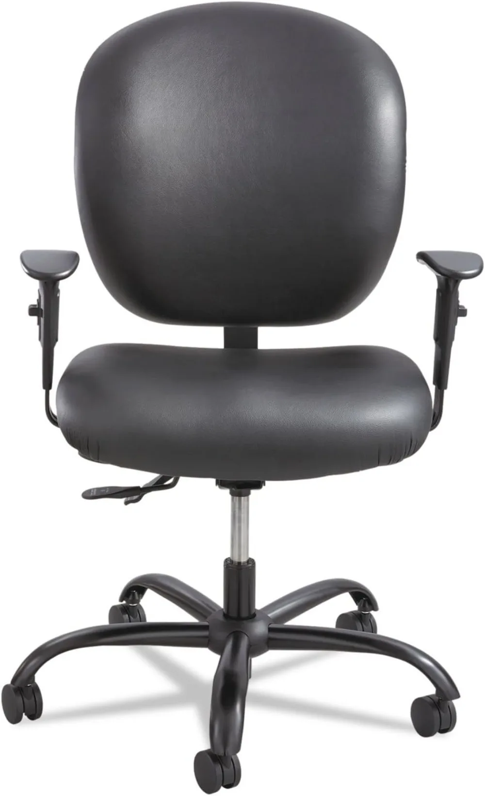 Products 3391BV Alday 24-7 Ergonomic Rolling Task Chair with Vinyl Seat, Optional Arms, 500 lbs. Capacity