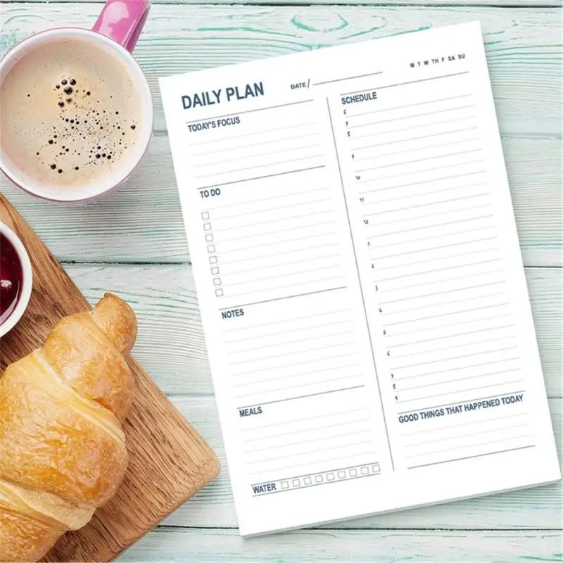 LXAA Daily Fitness Meal Planner Notebook Workout Meal Meal Tracking Journal Notepads