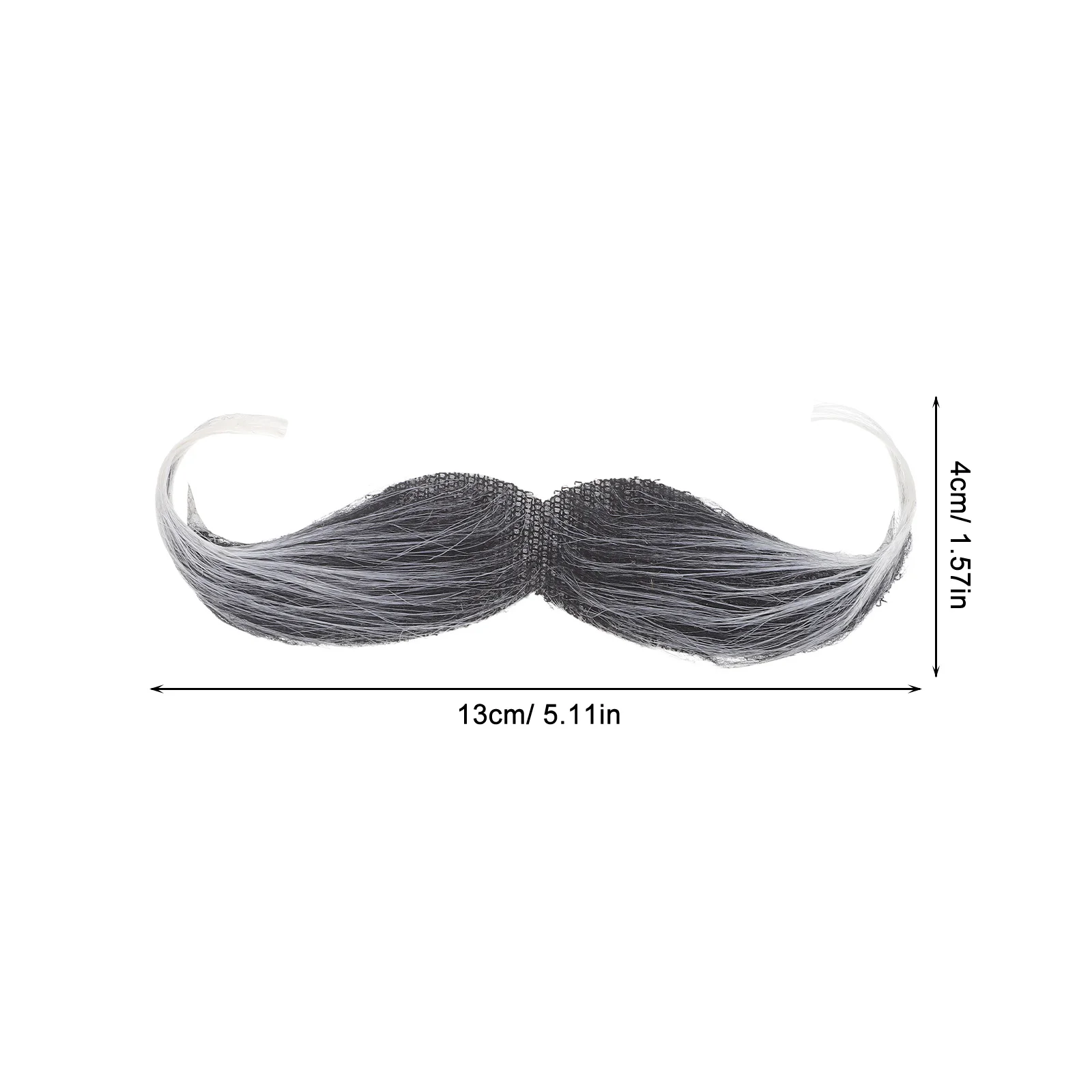 Juego de barba y bigote falsos realistas para adultos y niños, decoración de mascarada para fiesta de Halloween, accesorio de disfraz divertido, 2 uds.