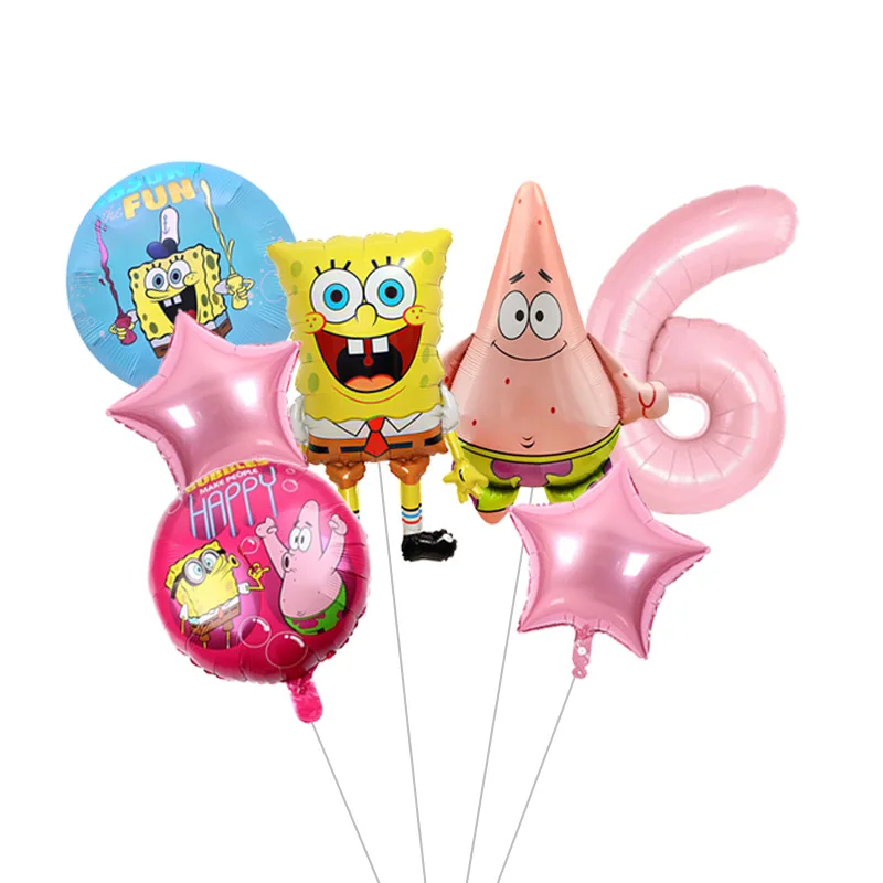 Niedlicher SpongeBob-Themen-Partykerzen-Geburtstagstorten-Topper für Kinderfeier-Dekoration – Detail 33