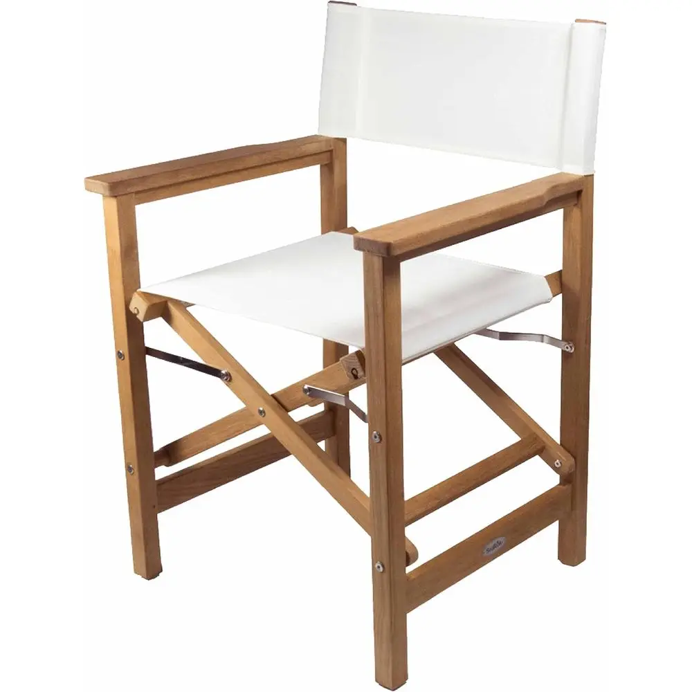 

Folding Director's Chair with Durable Fabric Seat