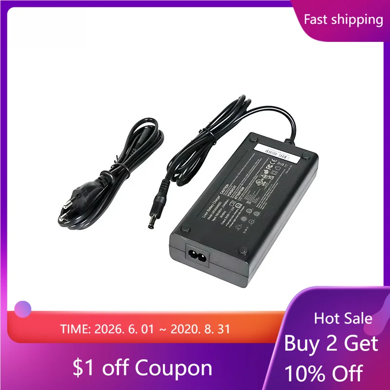 

OUXI V8 Electric Bicycle Charger 54.6V 2A DC 5.5*2.1 Bike Parts for E-Bike Replacement Parts