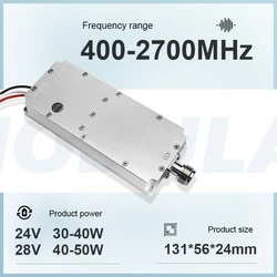 Modulo RF da 50 W Modulo UAV FPV Lora Modulo digitale Connettore N 433 MHz 800 MHz 900 MHz 1,4G 1,5G 2,4G