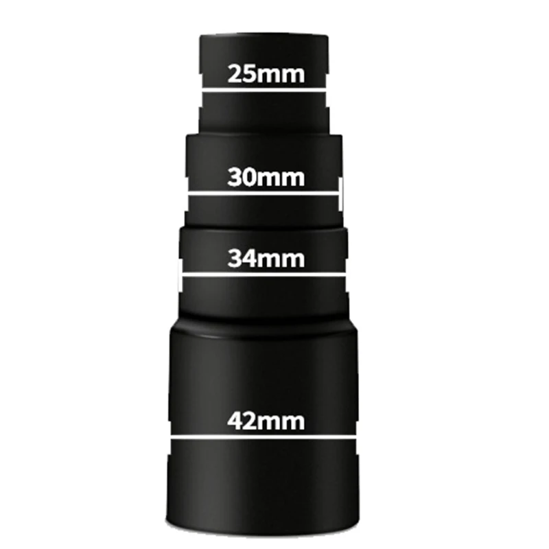 Adattatore per tubo flessibile per aspirapolvere da 4 pezzi, adattatore per tubo flessibile riduttore universale per tubo flessibile per aspirapolvere