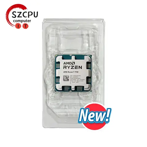 AMD Ryzen 7 7700 R7 7700 3.8 GHz 8-Core 16-Thread CPU 5NM L3=32M 100-000000592 Socket AM5 Tary New but without cooler