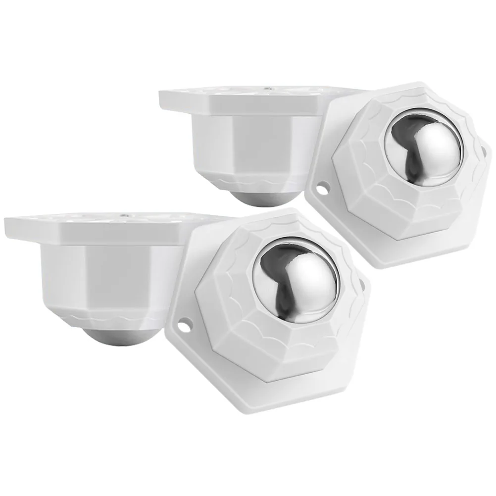 

4Pcs Wear Resistant Self Adhesive Caster Wheels 360 Degree Swivel Smooth Sliding Appliance Rollers For Home