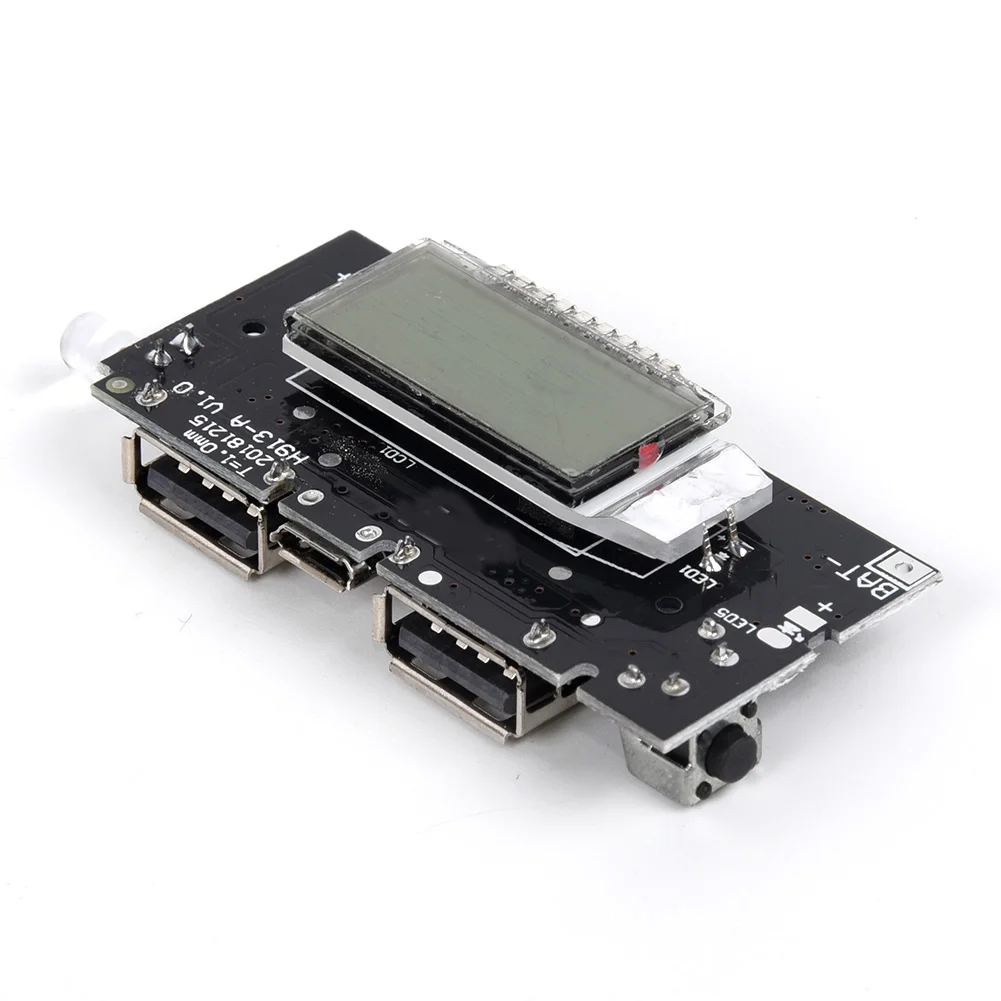 Circuit PCB Motherboard Protection Power Bank Charger Module Board DIY 57* 28mm Automatic Dual USB5V 1A Mobile