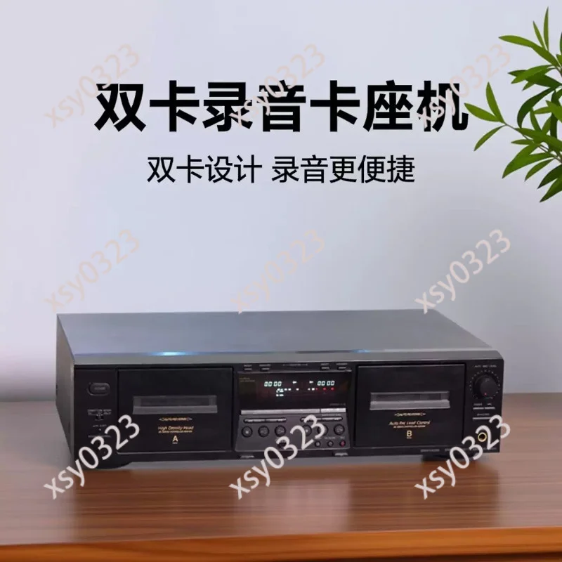 Used TC-WE475 Dual Cassette Deck Electric Control Stereo Tape Player Support Dubbing Recording Audio Equipment