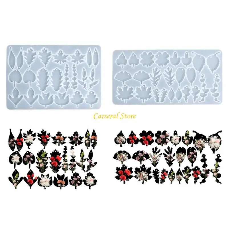 

M4YF Easy Lelebrite Silicone Crafting плесень множества листовых конструкций DIY Создание аксессуаров