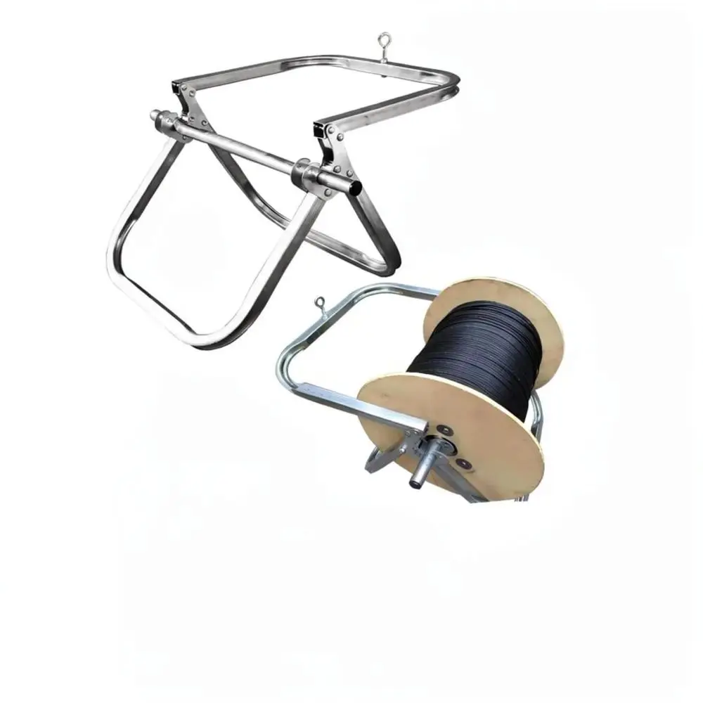 Collapsible Wire Holder For Ethernet Network Cabling Foldable Fiber Optic Dispenser Durable Copper Installation Tool