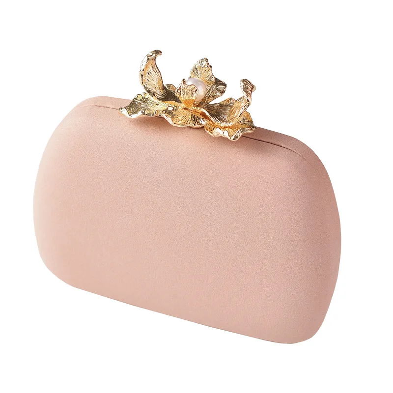 

Fashionable macaron - colored evening bags, flower - shaped clutch bags, wedding bride party bags