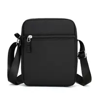 Oxford Shoulder Bag Durable Mini Black Mobile Phone Bag Waist Pack Men 2