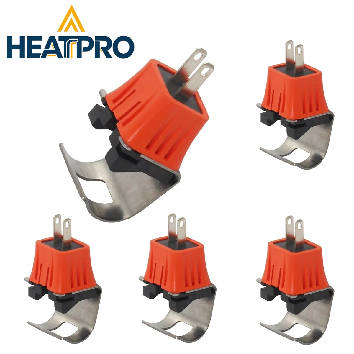 5 PCS NTC-C5-RD 10K B3950 Thermistor Temperature Sensor 18mm Clamp Type Probe For Wall Hung Gas Boiler Water Heater