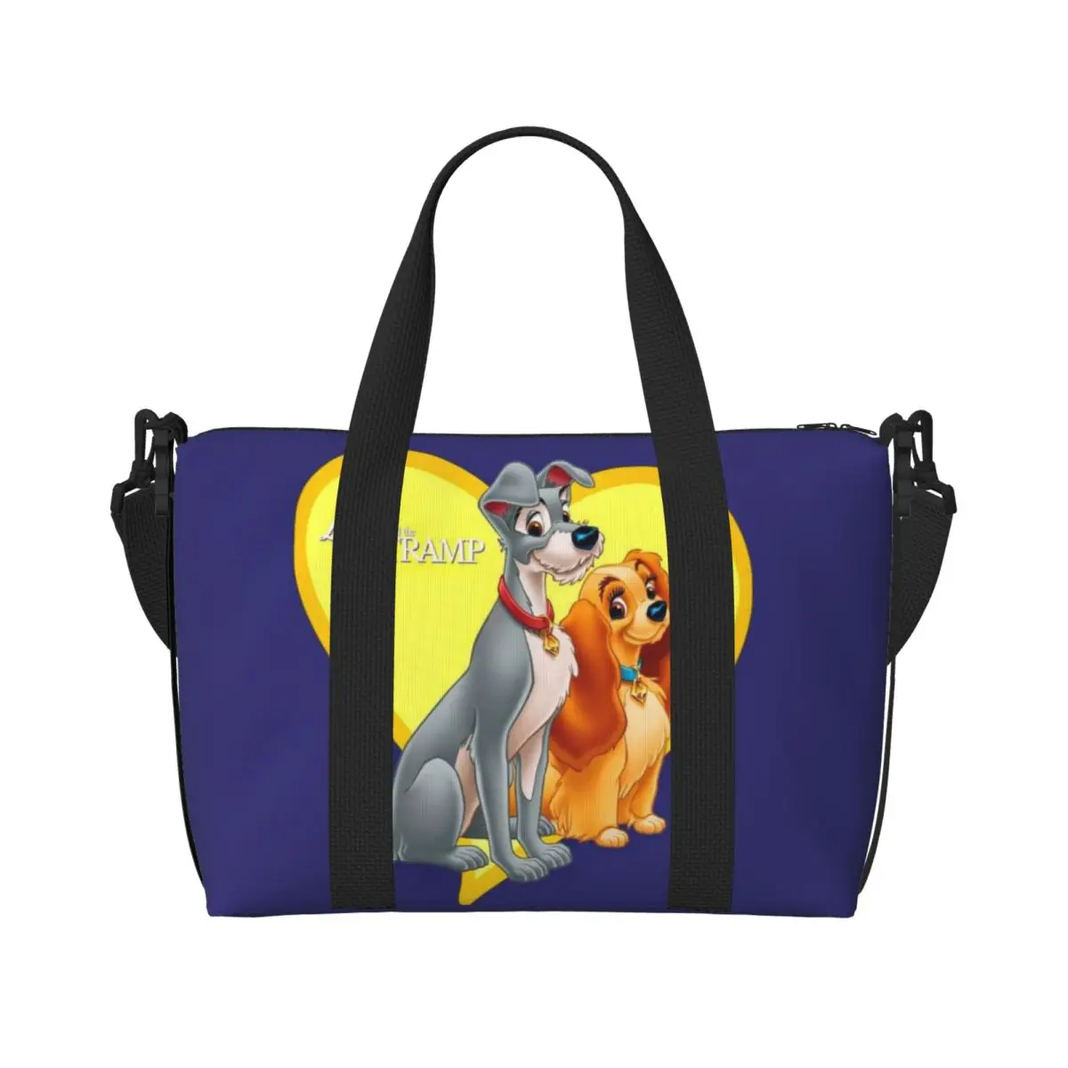 

Пляжная сумка-тоут с принтом из мультфильма «Изгои» для женщин, с большим отделением, для спортзала, пляжа и путешествий