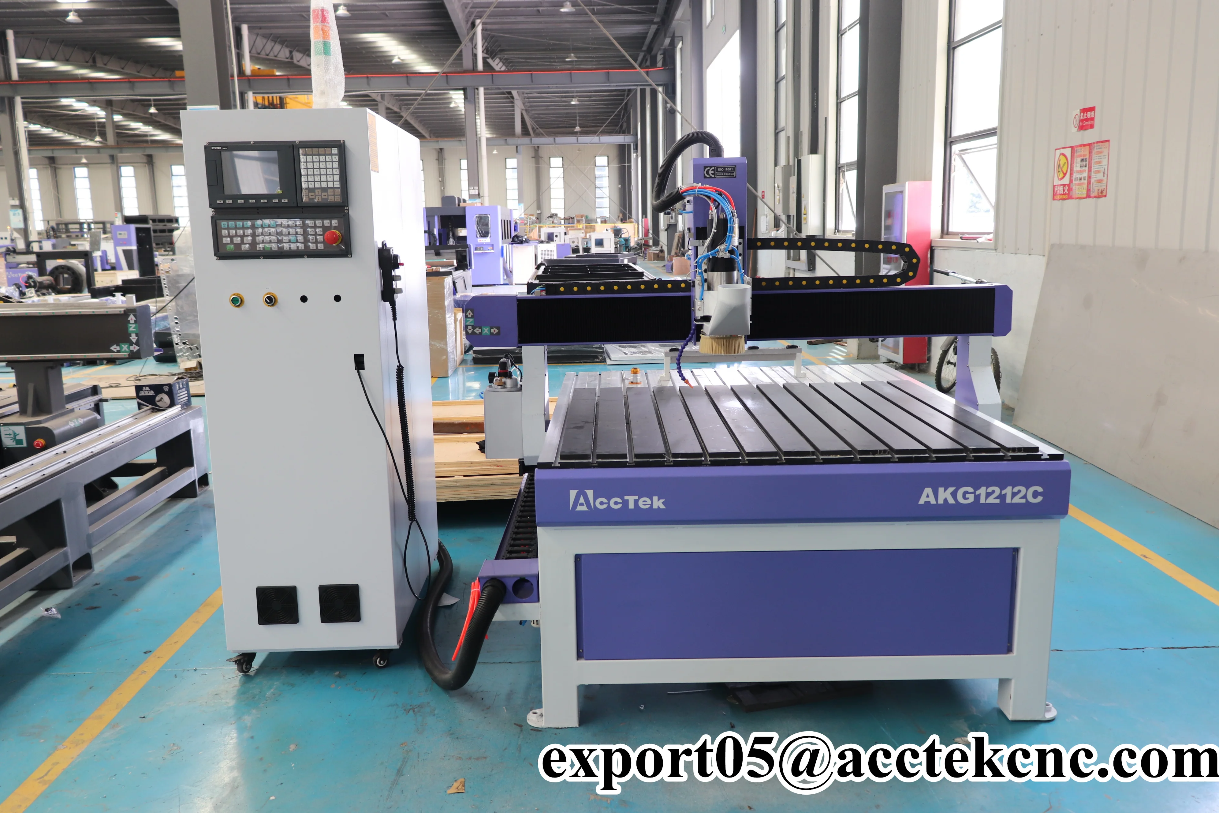 

ATC CNC Router Auto Tool Changer AccTek Wood engraving tools Carpentry machine Precise wood craving equipment