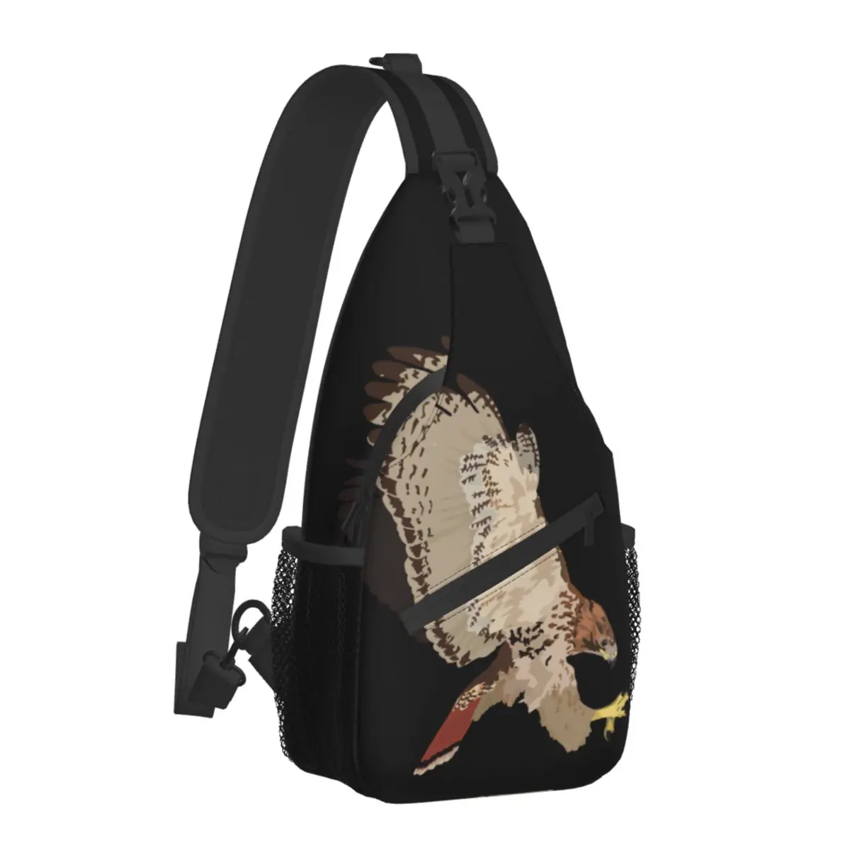 

Falconry Austringer Hawk Crossbody Bag Sports Red-Tailed Flight Chest Bag Unisex Women Man Fashion Shoulder Backpacks Travel