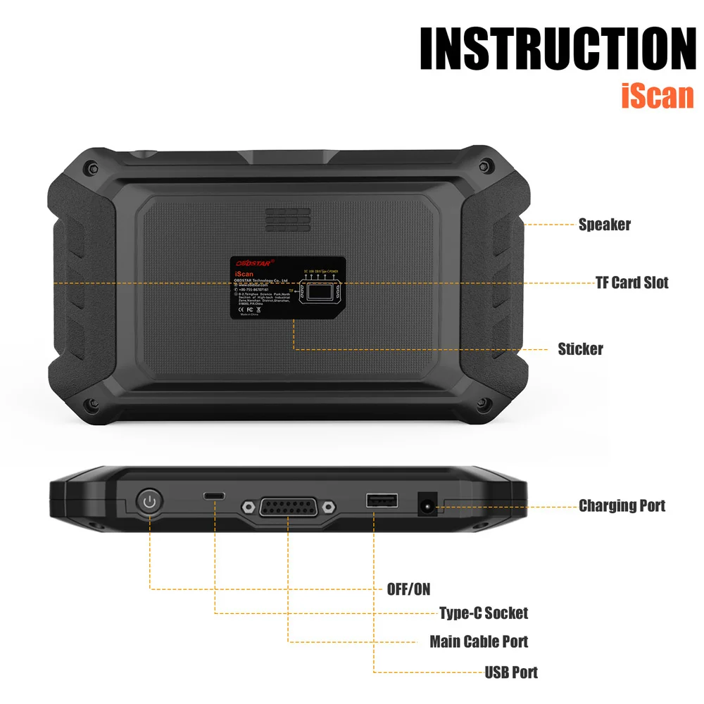 OBDSTAR iScan for Harley Motorcycle Diagnostic Tool and Key Programmer