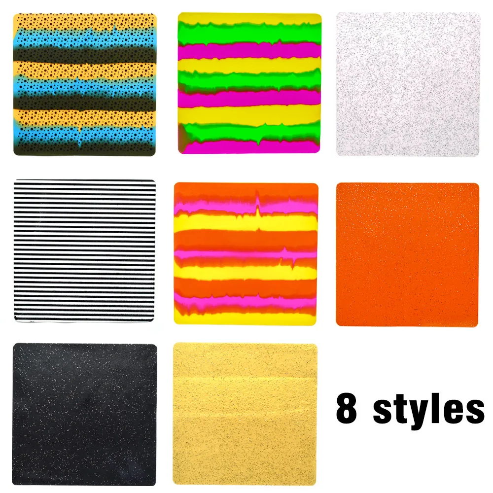 MNFT 5 Sheets Soft Fly Tying Silicone Film Wiggle Tail Making for Pike Bass Perch Large Trout Fishing Accessories Materials