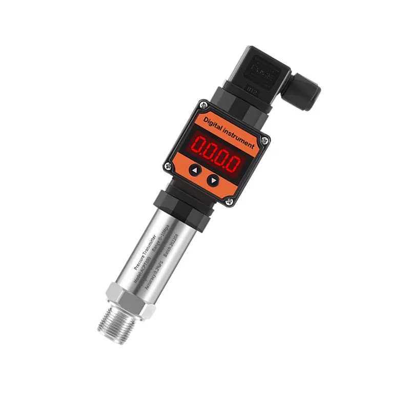 

4-20ma Water air Oil Pressure Transducer with LED Display 0-1000bar Hesman Diffusion Silicon Absolute Pressure Transmitter