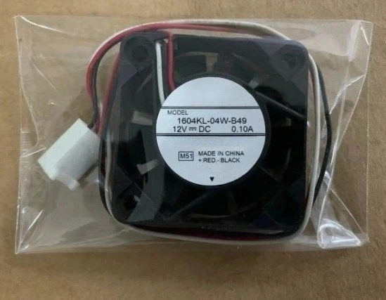 Brand New Original 1604KL-04W-B49 M51 DC 12V 0.10A 3-Wire 40X40X10Mm Cooling Fan Fast Delivery