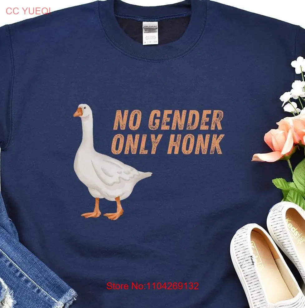 Non Binary No Gender Only Honk Silly Goose T Shirt Enby Pride Expressive Nonbinary Top Ideal for Celebrating Identity