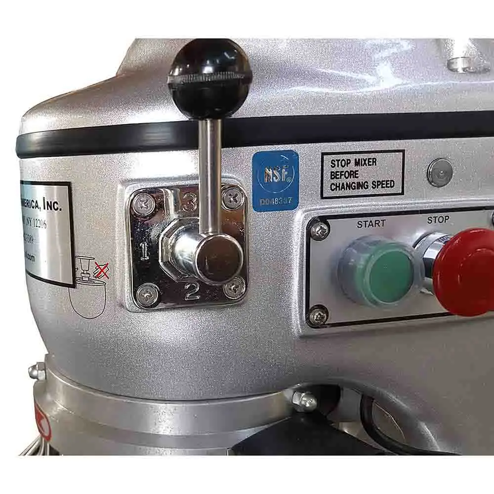 3 Speeds Tabletop Planetary Dough Mixer Cake Making Machine 10L Planetary Bread Dough Mixer Pizza Baking Equipment