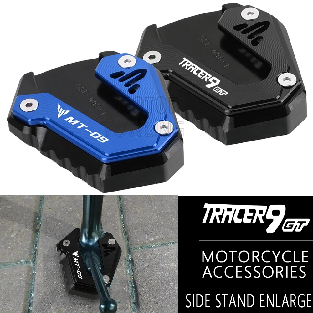 Motorrad-Seitenständer-Vergrößerungspad für YAMAHA TRACER 9 GT 9GT 900 Tracer900 MT09 MT-09 XSR900 GP 2013-2025 2026