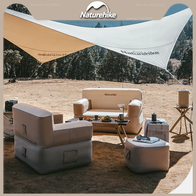 Naturehike Outdoor Built In Pump Inflatable Sofa Camping Lazy Sofa Bed Portable Inflatable Furniture Garden Picnic Inflatable AliExpress