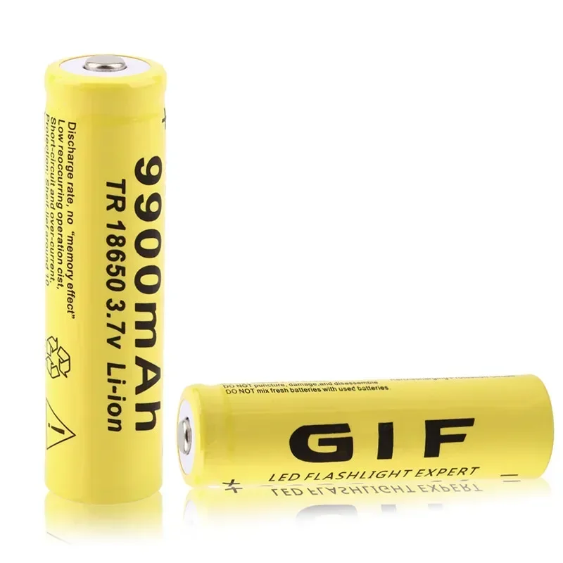 Original 18650 Battery 3.7V Rechargeable Lithium Ion for LED Flashlight Hot New High Quality Batteries NEW