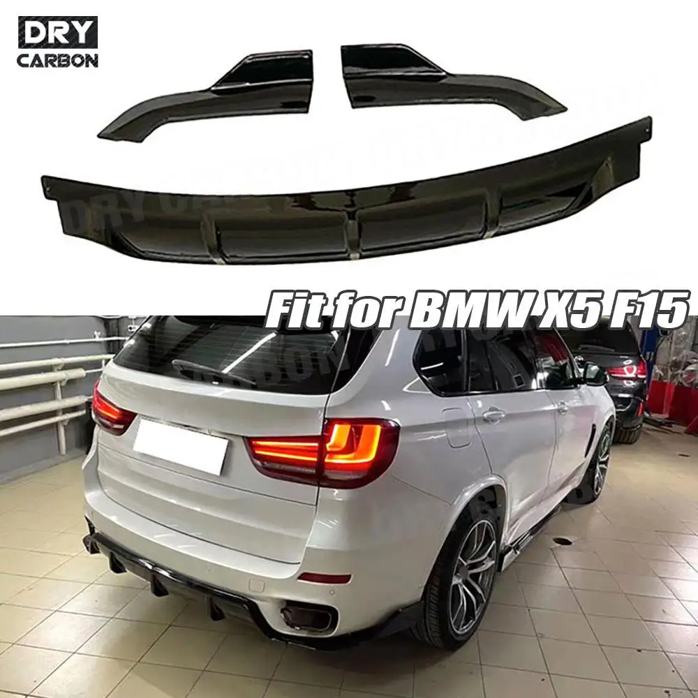 Car Accessories for BMW X5 F15 M Sport 2015 2016 2017 2018 Rear Bumper Diffuser Lip Spoiler Rear Diffuser Splitter Winglet Apron