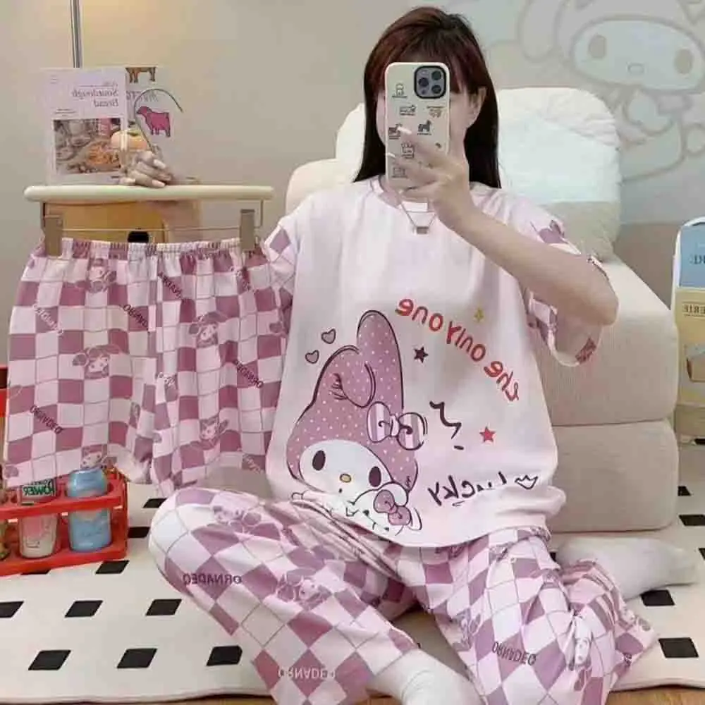 ハローキティ女性の新しい 3 ピースパジャマホーム服かわいい - Women'S Fashion Pajamas のレビューと価格