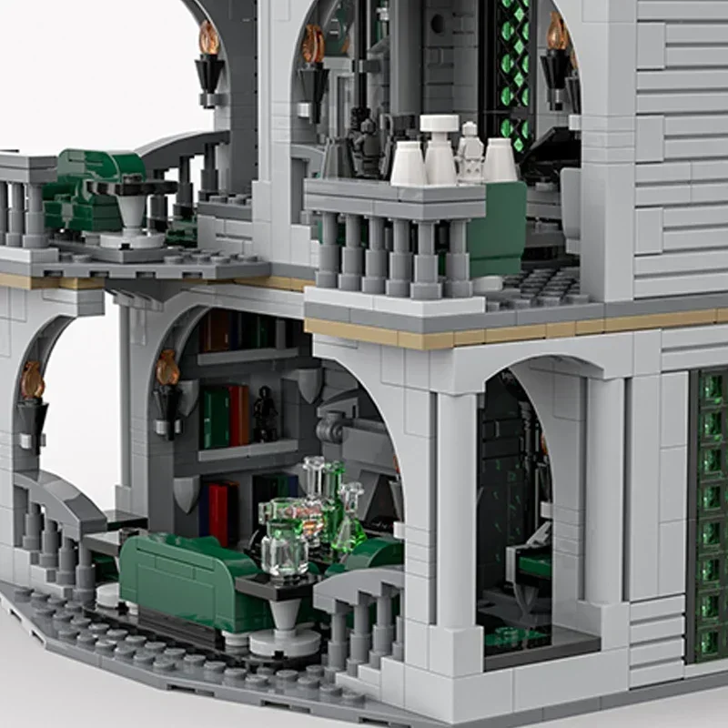 Moc قوالب بناء الأفلام الشعبية نموذج غرفة مشتركة وتكنولوجيا النوم وحدات كتل هدايا عيد الميلاد اللعب لتقوم بها بنفسك مجموعات الجمعية