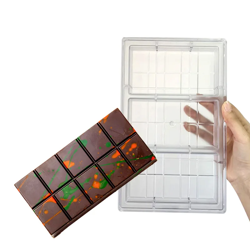 Dubai Schokoladenform Süßigkeiten Schokolade Bar Formen Acryl Bonbons Süßwaren Küche Backen Gebäck Utensilien Werkzeuge