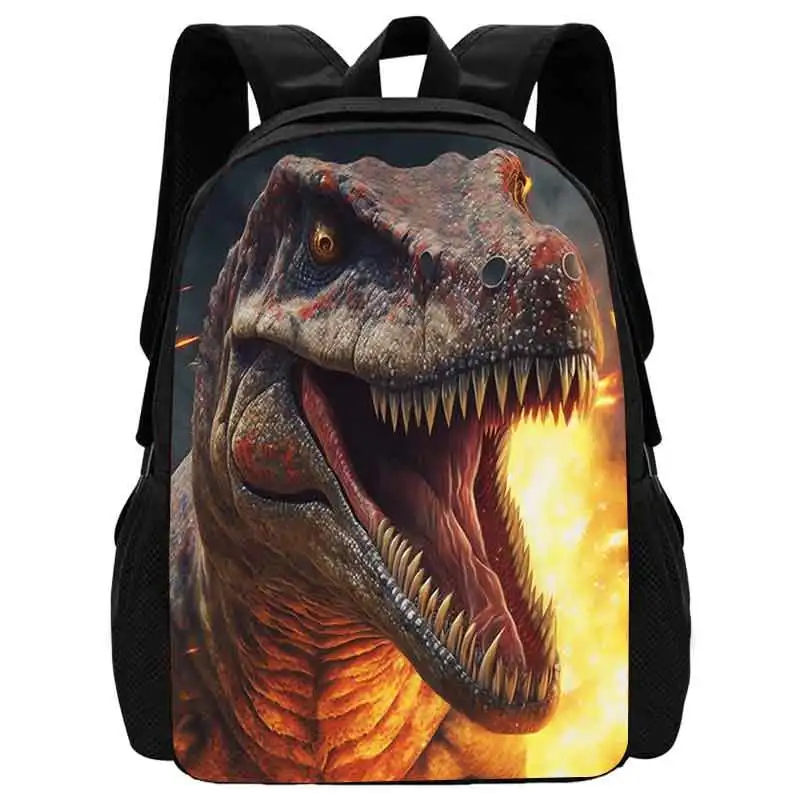 Zaino da scuola Mochila Dinosaur per bambini, borse da scuola per ragazzi, zaino per bambini con stampe animalier di cartoni animati leggeri durevole