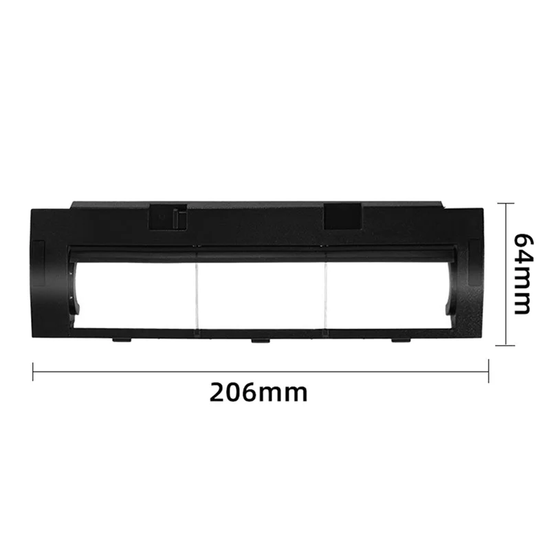 Kit de cubierta de cepillo de rodillo principal ABZA-2X para Robot aspirador Proscenic M7 PRO M7 MAX M8 PRO/ROIDMI EVE PLUS /Viomi S9