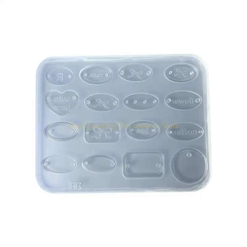 

D46E Flexible Silicone Molding Kits for Distinctive Earrings Epoxy Keychain Mould