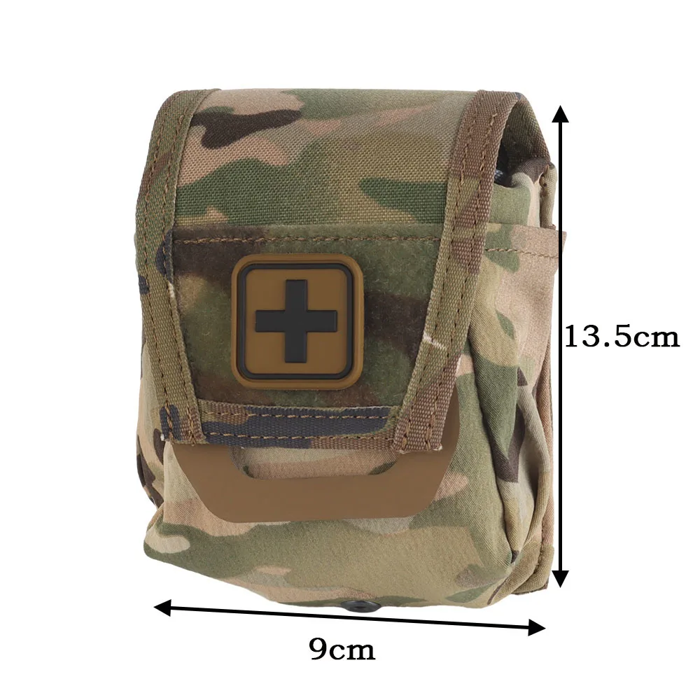 Tactical IFAK Pouch First Aid Kit Medical Pouch Trauma Kit Pouch Compact Emergency Storage Bag Molle Hunting Accessories