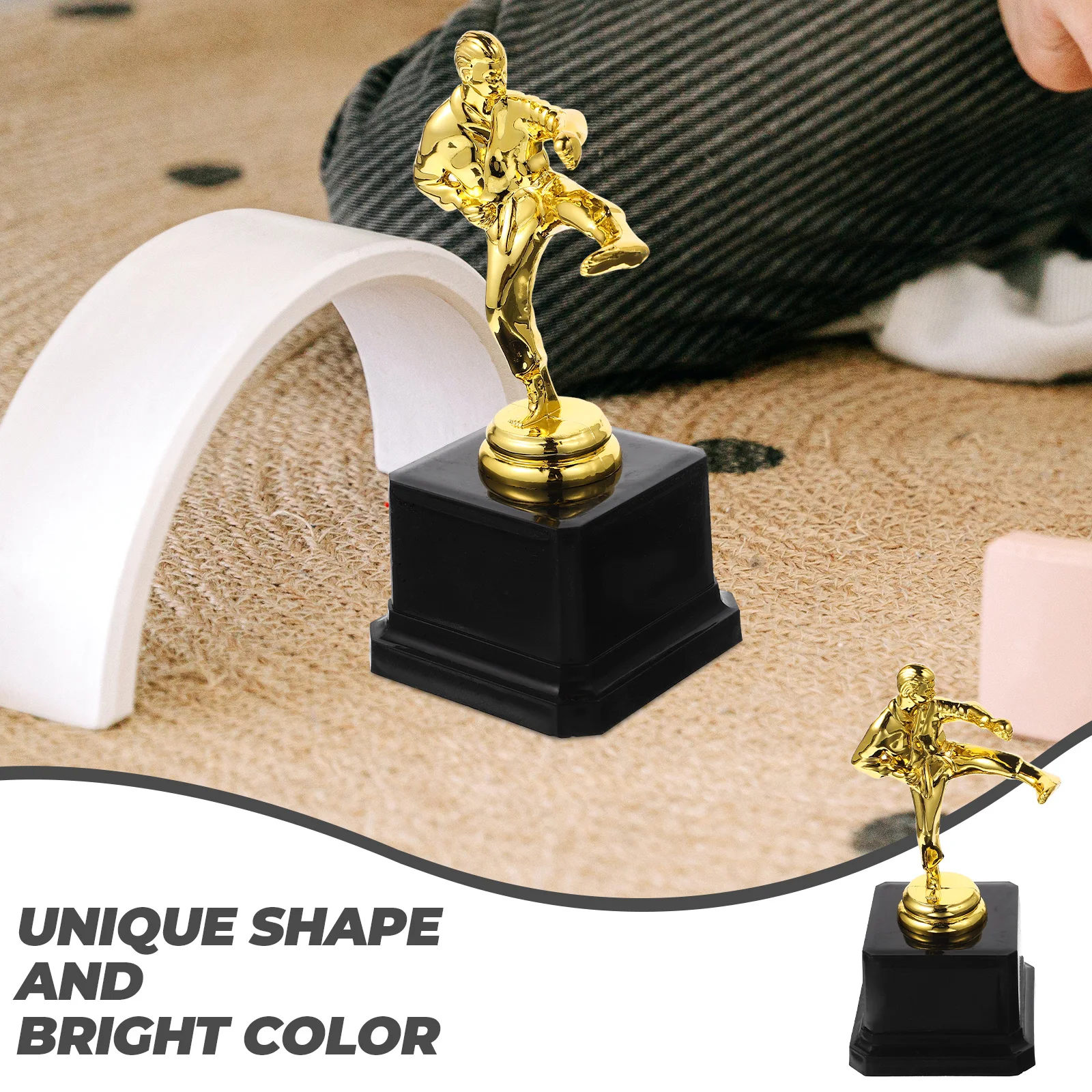 

Taekwondo Trophy Plastic Cup Kids Competition Award Martial Move Decor School Kindergarten Party Celebration Memorabilia