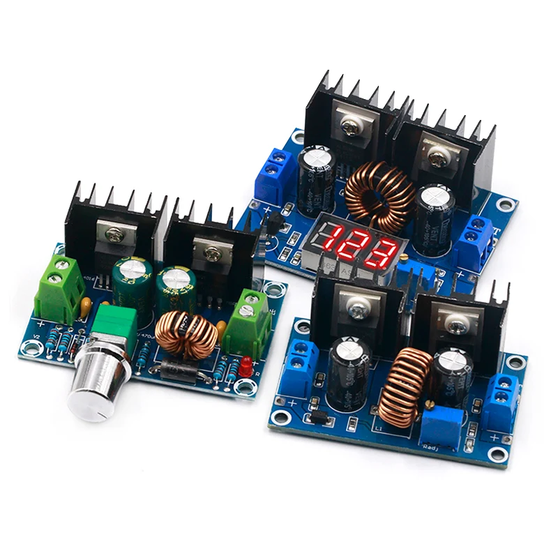 XL4016E1 buck module with digital display 8A Buck module with voltage regulator DC-DC High power DC regulator board