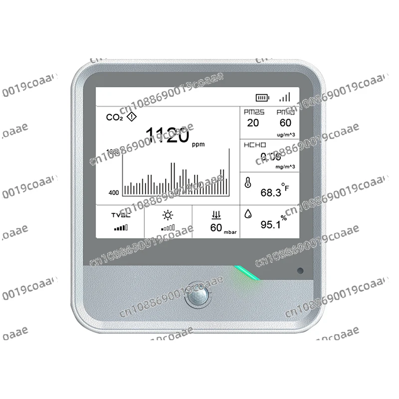 9 in 1 LoRaWAN Air Quality Sensor monitor iot pm2.5, co2, temperature and humidity